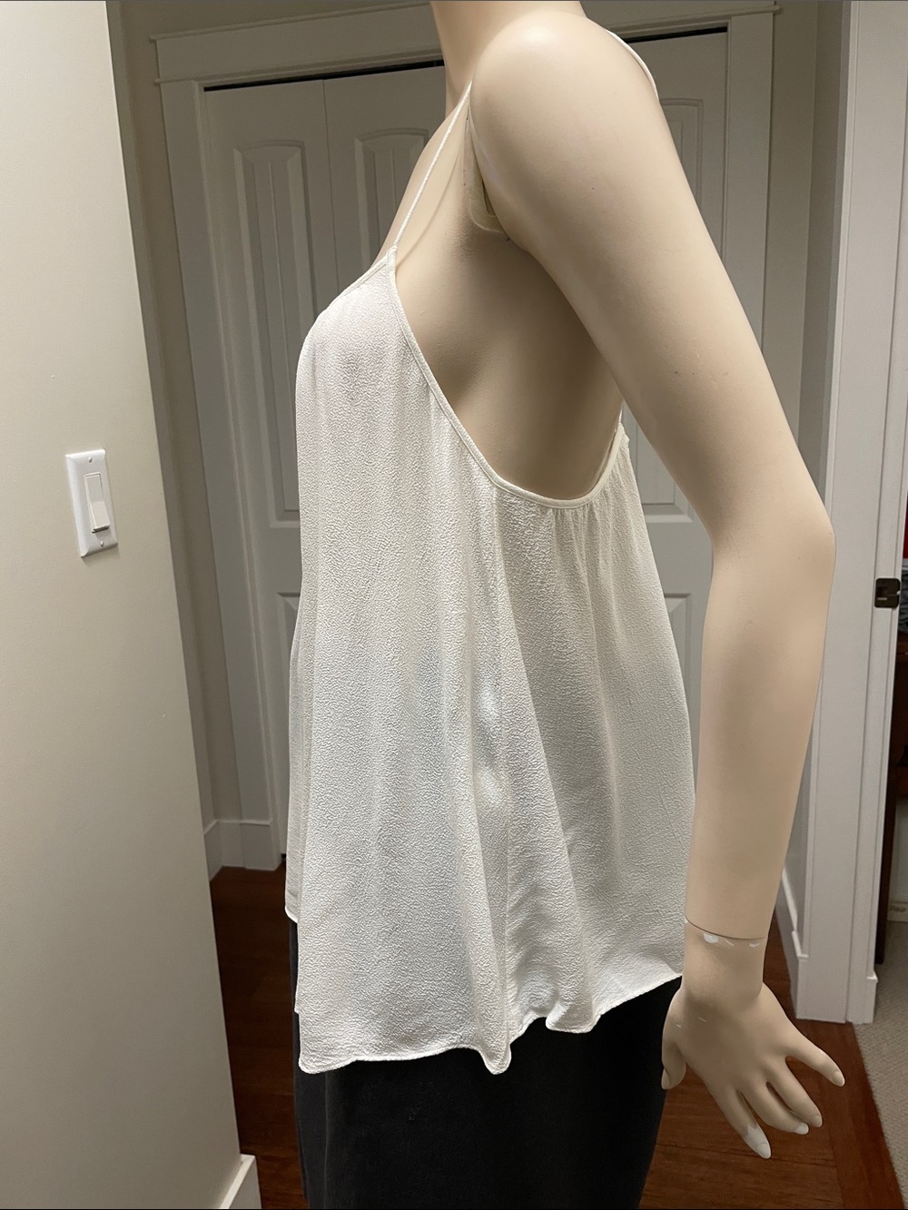 ba&sh White Spaghetti-Strap Cami Top - Picture 2 of 7